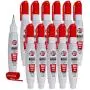 12 Pc Set Red Super Met-Al Fine Tip Paint Marker Pens Weatherproof 1.4mm Stroke Metal Stone Rubber Plastic Glass for Industrial Auto Arts AutoAndArt 12 Pc Set Red Super Met-Al Fine Tip Paint Marker Pens Weatherproof 1.4mm Stroke Metal Stone Rubber Plastic Glass for Industrial Auto Arts AutoAndArt