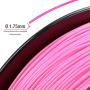TIANSE Pink 3D Filament PLA 1.75mm 1KG Spool, Dimensional Accuracy +/- 0.03 mm,Neon Pink