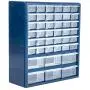 Stalwart - ARP11 Deluxe 42 Drawer Compartment Storage Box, Blue, 10 Targets