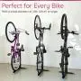Bike Nook Bicycle Stand, Portable and Stationary Space-Saving Rack with Adjustable Height, for Indoor Bike Storage
