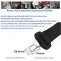 Belt Clip Certified Universal Auto Metal Belt Buckle for Cars Most (Width 7/8 inch Metal Tongue) Black 2- pack Belt Clip Certified Universal Auto Metal Belt Buckle for Cars Most (Width 7/8 inch Metal Tongue) Black 2- pack