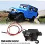 Tbest RC Winch, Black Plastic Metal Automatic Winch Upgrade Parts Fit for 1/16 RC Car WPL C34 C34K C34KM