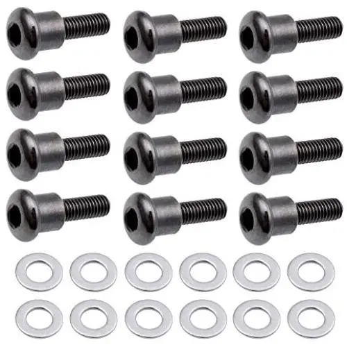 Hobbypark RC Shoulder Screws 3x12mm with Washers 3x6x0.5 for Traxxas Ultra Shocks,Replacement of Part 3642 (Set of 12)