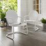 Crosley Furniture Griffith Metal Outdoor Chair - White