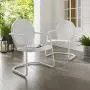 Crosley Furniture Griffith Metal Outdoor Chair - White Crosley Furniture Griffith Metal Outdoor Chair - White