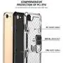 Military Grade for iPhone 8 Case iPhone 7 Case iPhone SE 2020 Metal Rotating Ring with Kickstand Holder Armor Heavy Duty Shockproof Drop Protective Cover for iPhone 8/7/SE 2020 Phone Case (Sliver)