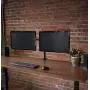 VIVO Dual LCD Monitor Desk Mount Stand Heavy Duty Fully Adjustable fits 2 /Two Screens up to 27'' (STAND-V002)