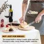 Orblue Serrated Bread Knife Ultra-Sharp Stainless Steel Professional Grade Bread Cutter - Cuts Thick Loaves Effortlessly - Ideal for Slicing Bread, Bagels, Cake (8-Inch Blade with 4.9-Inch Handle) Orblue Serrated Bread Knife Ultra-Sharp Stainless Steel Professional Grade Bread Cutter - Cuts Thick Loaves Effortlessly - Ideal for Slicing Bread, Bagels, Cake (8-Inch Blade with 4.9-Inch Handle)