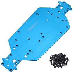 Hobbypark Metal Aluminum Chassis Plate 04001 for Redcat Volcano EPX Exceed Infinitive Sun Fire Upgrade Parts RC Electric 1/10 Monster Truck Buggy HSP Brontosaurus XSTR