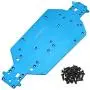 Hobbypark Metal Aluminum Chassis Plate 04001 for Redcat Volcano EPX Exceed Infinitive Sun Fire Upgrade Parts RC Electric 1/10 Monster Truck Buggy HSP Brontosaurus XSTR