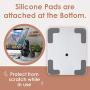ELECOM Aluminum Tablet Stand with Headphone Holder, Cable Clip Organizer, Adjustable Tilt Angle, Anti-Slip Base (TB-DSCHHPALSV)
