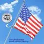 Mofeez Flagpole Rotating Rings,360 Degree Anti-Wrap Flag Mounting Rings with Bearings for 7/10”-1” Diameter Flag Pole Tangle Free (Pack of 2-Gold) Mofeez Flagpole Rotating Rings,360 Degree Anti-Wrap Flag Mounting Rings with Bearings for 7/10”-1” Diameter Flag Pole Tangle Free (Pack of 2-Gold)