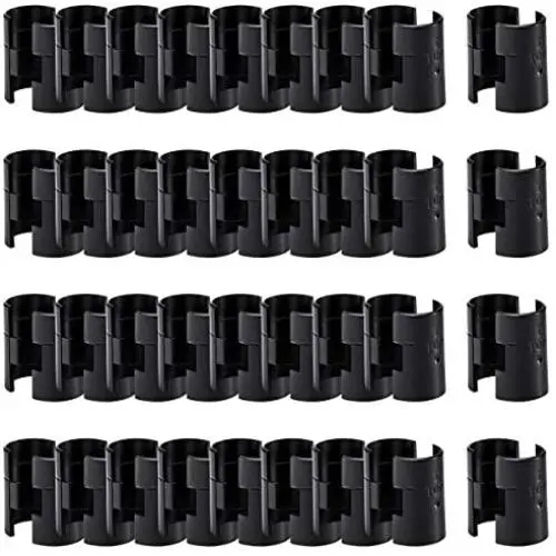 ANPHSIN 36 Pairs 72 Pack Wire Shelving Shelf Lock Clips for 1'' Post- Shelving Sleeves Replacements for Wire Shelving System ANPHSIN 36 Pairs 72 Pack Wire Shelving Shelf Lock Clips for 1'' Post- Shelving Sleeves Replacements for Wire Shelving System