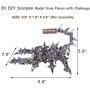 RuiyiF 3D Metal Model Kits for Adults Kids, 3D DIY Assembly Insect Puzzle Scorpion, Detachable 3D Jigsaw Puzzles, Desk Toys Birthday Gifts for Adults
