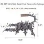 RuiyiF 3D Metal Model Kits for Adults Kids, 3D DIY Assembly Insect Puzzle Scorpion, Detachable 3D Jigsaw Puzzles, Desk Toys Birthday Gifts for Adults RuiyiF 3D Metal Model Kits for Adults Kids, 3D DIY Assembly Insect Puzzle Scorpion, Detachable 3D Jigsaw Puzzles, Desk Toys Birthday Gifts for Adults