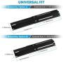 One Sight Upgraded Grill Heat Plate, Adjustable from 11.75” to 21”, Thicker Steel Grill Replacement Parts, Heavy Duty Heat Shield, Heat Tent and Burner Cover for Various Types of Grills, Pack of 4