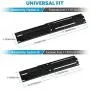 One Sight Upgraded Grill Heat Plate, Adjustable from 11.75” to 21”, Thicker Steel Grill Replacement Parts, Heavy Duty Heat Shield, Heat Tent and Burner Cover for Various Types of Grills, Pack of 4
