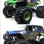 RC Front Bumper Metal Armor,Anti-Collision Stainless Steel Front Bumper Set Fits for LOSI LMT 4WD Solid Axle Monster Truck Upgrade Part