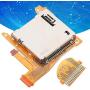 EBTOOLS Game Card Slot, Metal + ABS Game Card Slot Suitable for Switch Lite Game Console with Mainboard Replacement Repair Parts