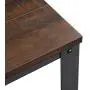 VASAGLE Coffee Table with Steel Frame and Mesh Storage Shelf, 41. 8 x 23. 7 x 17. 7 inches, Rustic Dark Brown VASAGLE Coffee Table with Steel Frame and Mesh Storage Shelf, 41. 8 x 23. 7 x 17. 7 inches, Rustic Dark Brown