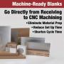 TCI Precision Metals Ground and Milled Plate, Machine-Ready Blanks, 2” x 4” x 6” 6061-T651, Aluminum Sheet