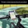 bizofft Mobile Phone Stand, Cell Phone Mount, Metal Adjustable Bike Navigation Stand, Bicycle Part for Bicycle Electric Bike Cycling Mobile Phone Mount