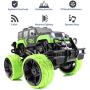 Fistone RC Monster Truck 2.4G Remote Control Stunt Car, 360 Degree Spinning Dancing Stunt High Speed Off-Road Vehicle Dune Buggy Hobby Toys with Lights and Music for Kids and Adults