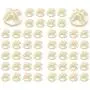 Gizhome Wire Cube Plastic Connectors for Wire Grid Cube Storage Shelving & Mesh Snap Organizer 50pcs - Cream