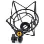 Weymic Wms-1 Black Universal Microphone Shock Mount for B-Spark Mic, Atr2500-usb,Metal Construction with Stand Arm Adapter