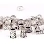 Incredible art 300-Piece Bali Style Jewelry Making Metal Bead Caps Deluxe New Mix, Silver