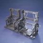 Bandai Hobby System Base 001 Builders Parts 1/144 Action Figure, Gunmetal