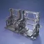Bandai Hobby System Base 001 Builders Parts 1/144 Action Figure, Gunmetal Bandai Hobby System Base 001 Builders Parts 1/144 Action Figure, Gunmetal