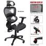 Komene Ergonomic Office Chair Lumbar Support - Reclining Breathable High Back Executive Mesh Chairs with Adjustable 3D Armrest and Headrest Backrest, Rolling Swivel Computer Task Chair for Home Komene Ergonomic Office Chair Lumbar Support - Reclining Breathable High Back Executive Mesh Chairs with Adjustable 3D Armrest and Headrest Backrest, Rolling Swivel Computer Task Chair for Home
