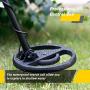 INTEY Metal Detector - High Accuracy and Lightweight 2 Modes 3 Distinctive Audio Tones, LCD Screen and Waterproof Search Coil with Adjustable Shaft for Adults and Kids