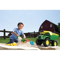 TOMY John Deere Durable Construction Vehicles Toy for Kids, Big Scoop Dump Truck, 21 Inch