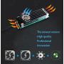 E&M 560W/mk 2280 M.2 NGFF NVM SSD Cooling Fan Silica Gel Air Heatsink Radiation Dissipate E DIY PC Overclocking Fin Heat Sink
