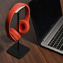 Headphone Stand Hanger 10.6in Bicmice Metal Stable Headset Stand Holder with Silicone Anti-Slip Pad for All Headphones Size (Black)