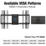Mounting Dream TV Mount Bracket for 42-70 Inch Flat Screen TVs, Full Motion TV Wall Mounts with Swivel Articulating Dual Arms, Heavy Duty Design - Max VESA 600x400mm, 100 LBS Loading, MD2296
