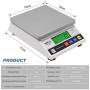 CGOLDENWALL High Precision Scale 5kg 0.1g Digital Accurate Electronic Balance Lab Scale Laboratory Industrial Scale Weighing and Counting Scale Scientific Scale CE 0.1g (5kg, 0.1g)