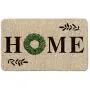 Artoid Mode Home Quote Boxwood Wreath Decorative Doormat, Holiday Farmhouse Low-Profile Floor Mat Switch Mat for Indoor Outdoor 17 x 29 Inch Artoid Mode Home Quote Boxwood Wreath Decorative Doormat, Holiday Farmhouse Low-Profile Floor Mat Switch Mat for Indoor Outdoor 17 x 29 Inch