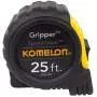 Komelon SM5425 Speed Mark Gripper Acrylic Coated Steel Blade Measuring Tape, 1-Inch X 25Ft , White