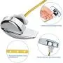 Jmkcoz Angle Fitting Side Mount Toilet Flush Lever Handle for TOTO Kohler Toilet Tank Universal Fit For Most Toilet, Toilet Repair Handle with Nut, Copper Lever