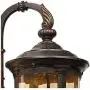 Bellagio Vintage Outdoor Wall Light Fixture Bronze Metal 20 1/2'' Champagne Hammered Glass for Exterior House Porch Patio - John Timberland