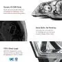 VIPMOTOZ For 2007-2010 Chrysler Sebring Headlights - Metallic Chrome Housing, Driver and Passenger Side VIPMOTOZ For 2007-2010 Chrysler Sebring Headlights - Metallic Chrome Housing, Driver and Passenger Side