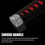RYANSTAR Katana Shift Knob Samurai Sword Gear Shifter with 4 Adapters Universal Fit Compatible with Manual Cars Most Automatic Cars with 4 Adapters Black+Red RYANSTAR Katana Shift Knob Samurai Sword Gear Shifter with 4 Adapters Universal Fit Compatible with Manual Cars Most Automatic Cars with 4 Adapters Black+Red