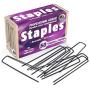 50 6-Inch Garden Landscape Staples Stakes Pins - USA Strong Pro Quality Built to Last. Weed Barrier Fabric, Ground Cover, Soaker Hose, Lawn Drippers, Irrigation Tubing, Wireless Invisible Dog Fence…