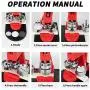 Button Maker Machine 58MM with 500 PCS Button Parts and Circle Cutter Rotate Badge Maker Pins Punch Press Machine for DIY Badges Button Maker Machine 58MM with 500 PCS Button Parts and Circle Cutter Rotate Badge Maker Pins Punch Press Machine for DIY Badges