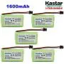 Kastar 5-Pack AAX2 2.4V 1600mAh MSM Plug Ni-MH Rechargeable Battery for Uniden BT1007 BT-904 BBTY0700001 CEZAi2998 DCX150 DECT1500 D1484 Panasonic HHR-P506 Home Handset Telephone (Check Model Down) Kastar 5-Pack AAX2 2.4V 1600mAh MSM Plug Ni-MH Rechargeable Battery for Uniden BT1007 BT-904 BBTY0700001 CEZAi2998 DCX150 DECT1500 D1484 Panasonic HHR-P506 Home Handset Telephone (Check Model Down)