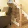 960 - Wood Box Newel - Plain Style with Pedestal - 48 inch - Elegant Sleeve Design - Staircase Post (Red Oak) 960 - Wood Box Newel - Plain Style with Pedestal - 48 inch - Elegant Sleeve Design - Staircase Post (Red Oak)