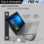 BOCCONI Ultra-Thin Laptop，15.6 inch HD 1920 x 1080 IPS Display， Intel Apollo Lake N3450 6GB RAM 128GB SSD，Windows 10 Notebook Laptop, USB 3.0, HDMI, Type-C